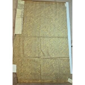 Fortuny CAMPANELLE in Carmel & silver  (55x31+ inches) #5111